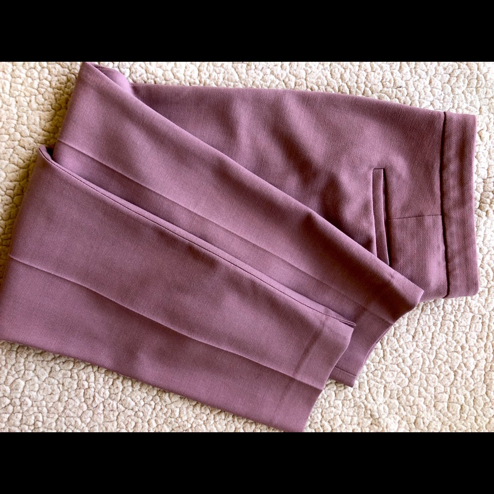 J.Crew Martie pant blush/ mauve/ light pink